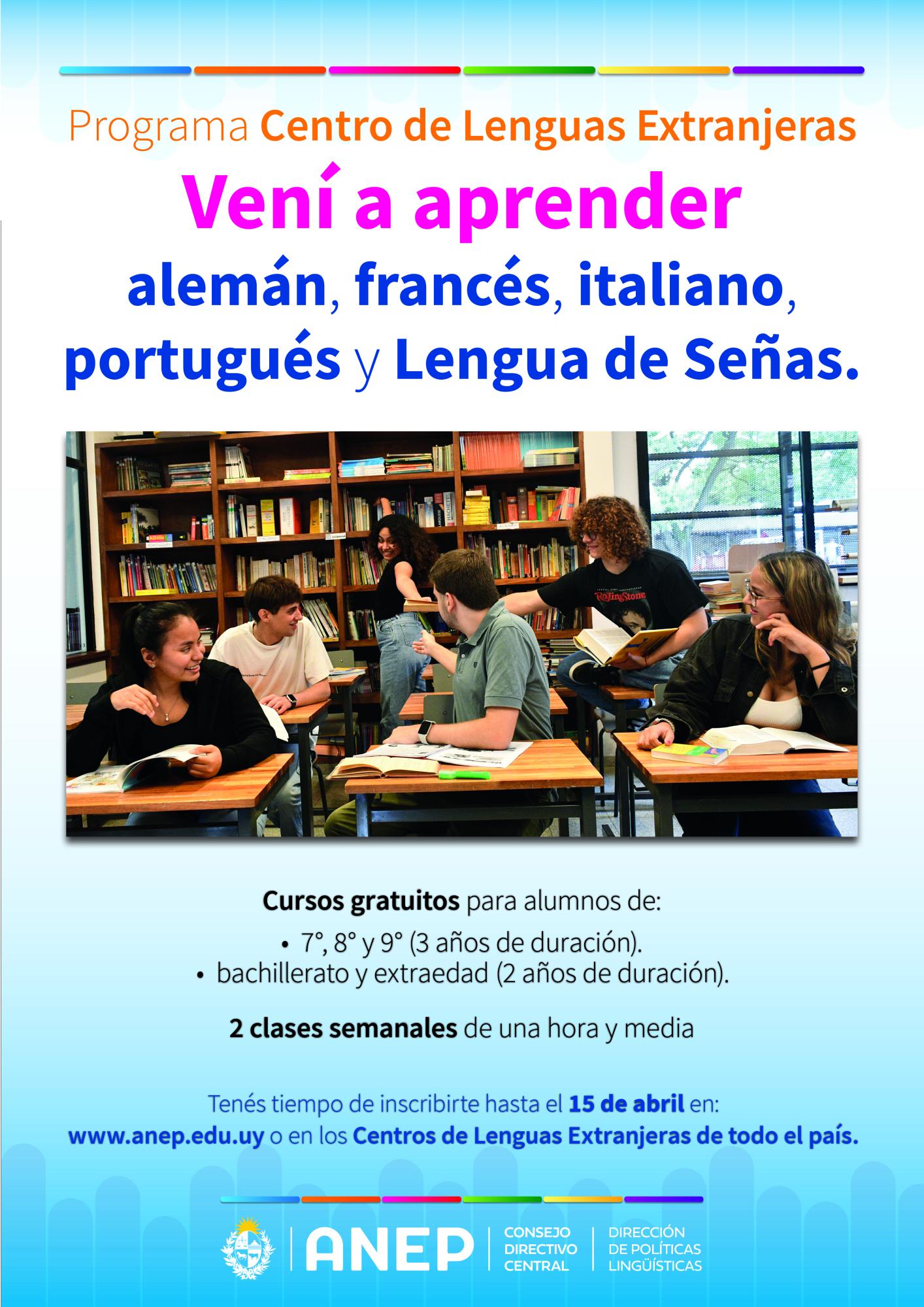 Lee más sobre el artículo Centros de Lenguas Extranjeras