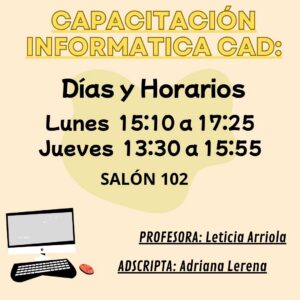 Lee más sobre el artículo Capacitación Informática CAD