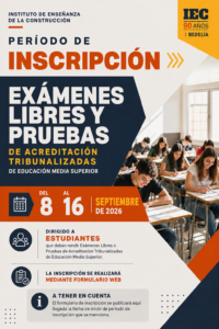 Lee más sobre el artículo Periodo de Inscripción a Exámenes Libres y Pruebas de Acreditación Tribunalizadas (estas últimas para quienes cursaron previo a 2024 inclusive).  – Septiembre 2026.