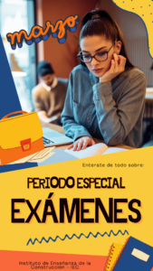 Lee más sobre el artículo PERIODO ESPECIAL DE EXÁMENES – MARZO
