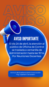 Lee más sobre el artículo Aviso Importante
