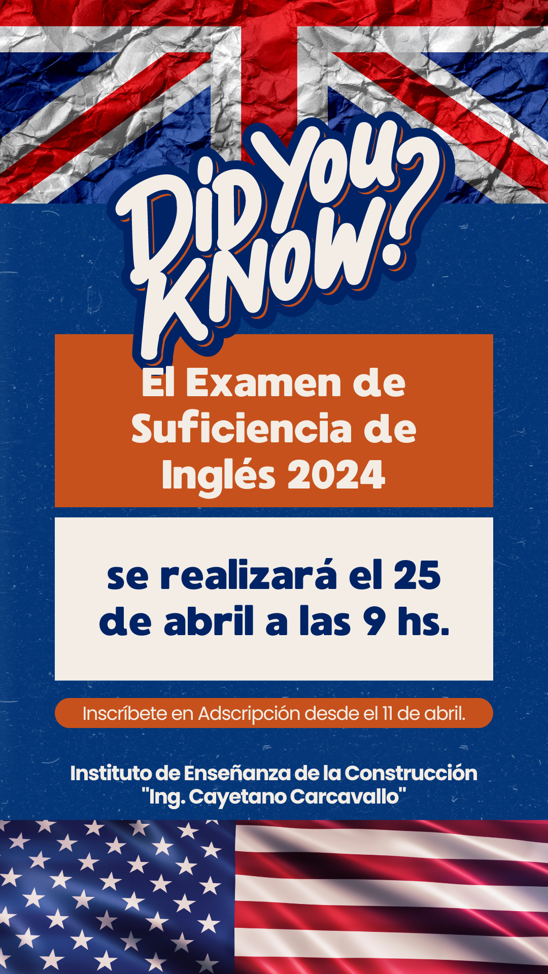 Lee más sobre el artículo Examen de Suficiencia Inglés 2024
