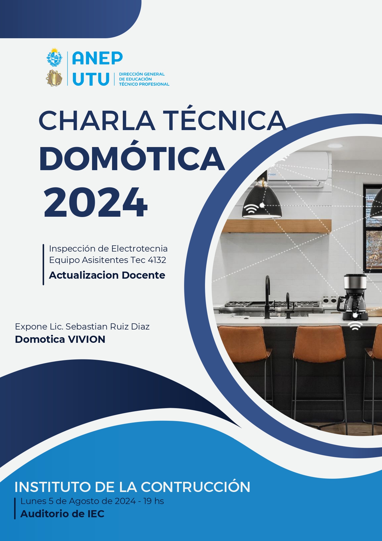 Lee más sobre el artículo CHARLA TÉCNICA DOMÓTICA 2024 PARA DOCENTES-ALUMNOS-EGRESADOS IEC