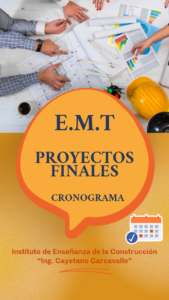 Lee más sobre el artículo Cronograma – Proyectos Finales de 3° E.M.T