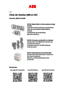 Lee más sobre el artículo Ciclo de charlas ABB en IEC