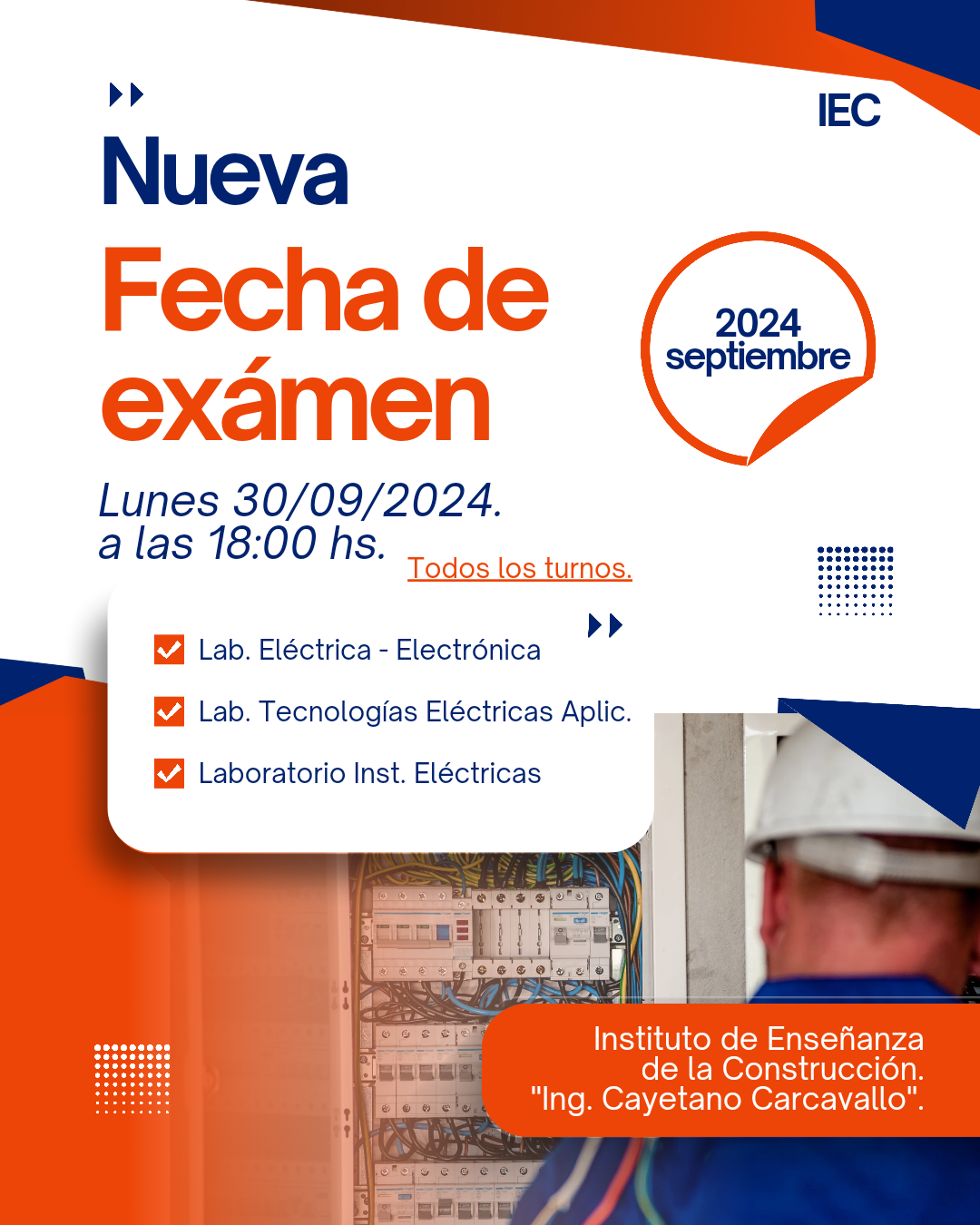 Lee más sobre el artículo Nueva fecha de examen
