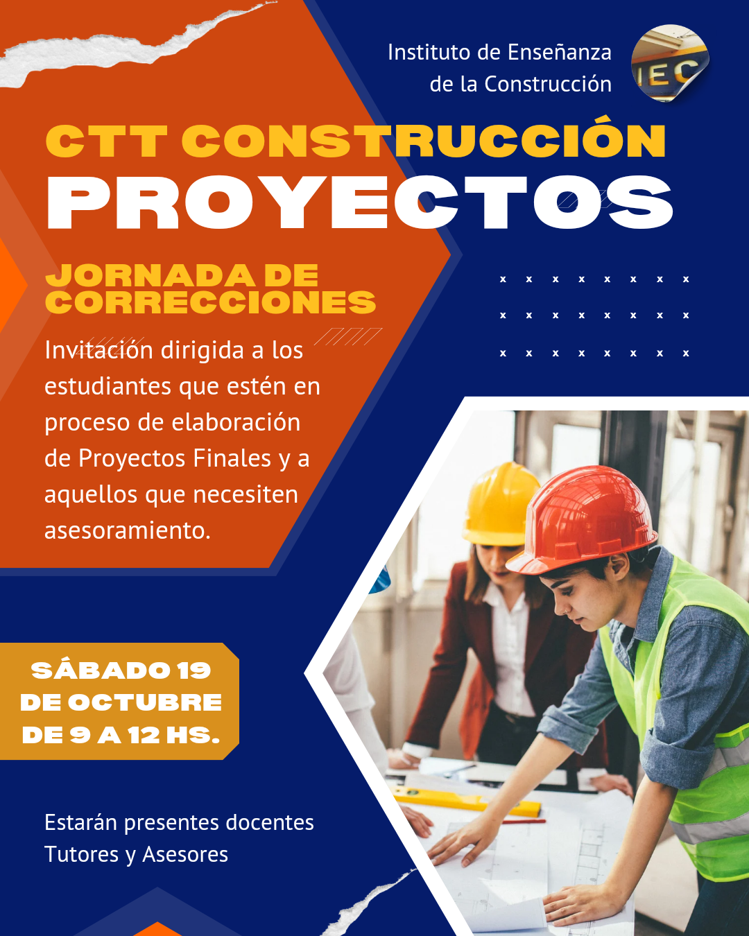 Lee más sobre el artículo Proyectos Finales CTT Construcción – Invitación a Jornada de Correcciones Generales 2024.