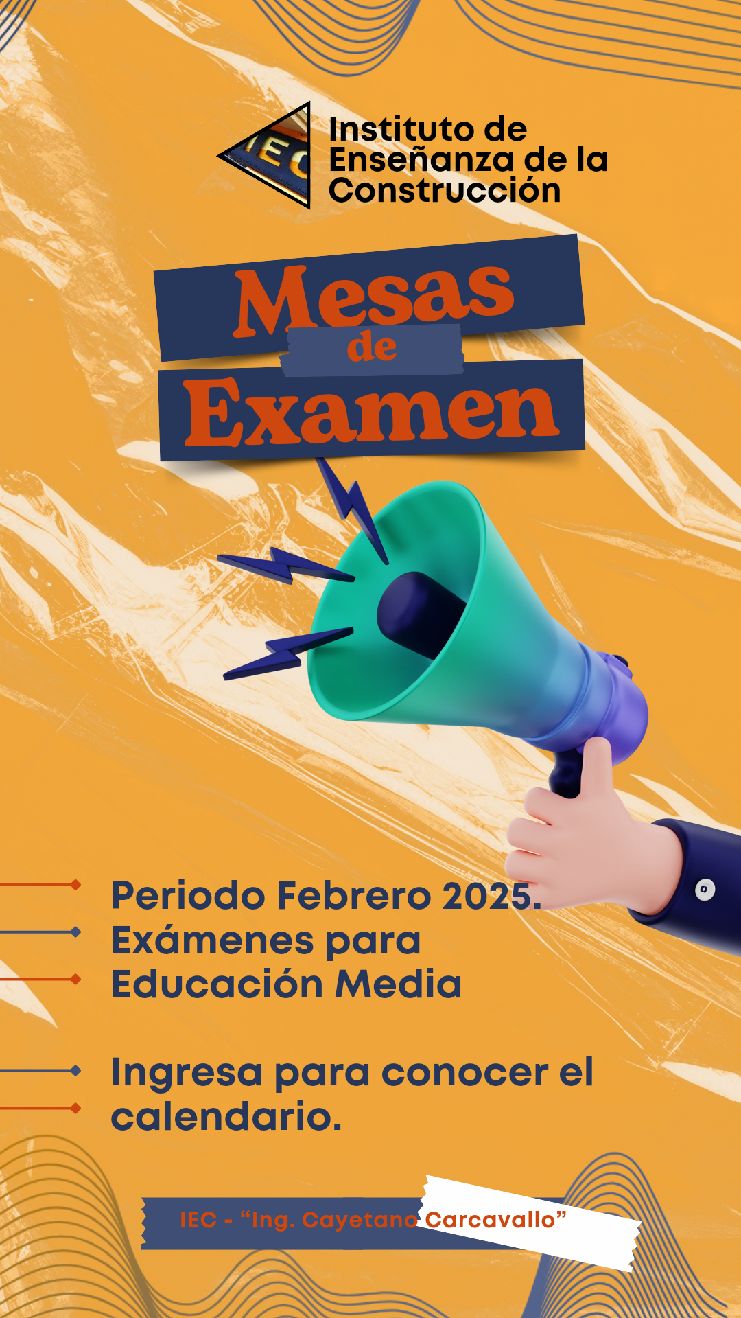 Lee más sobre el artículo Calendario de Exámenes para Educación Media – Periodo Febrero 2025.