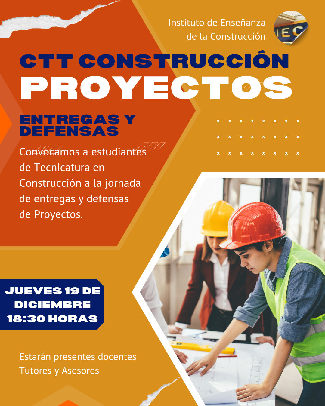 Lee más sobre el artículo Proyectos Finales CTT Construcción – Convocatoria a Jornada de Entrega y Defensa de Proyectos 2024
