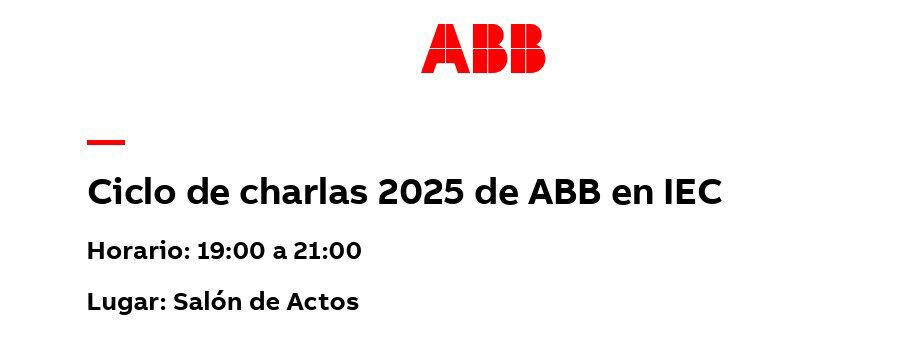 Lee más sobre el artículo Invitación: Ciclo de Charlas ABB en IEC. Variadores de baja tensión y Movilidad eléctrica